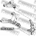 Febest Άρθρωση Υποστήριξης - 0220-E26LF