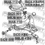 Febest Άρθρωση Υποστήριξης - 0420-901