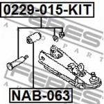 Febest Βίδα Διόρθωσης Γωνίας Κάμπερ - 0229-015-KIT