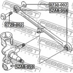 Febest Βίδα Διόρθωσης Γωνίας Κάμπερ - 0729-002