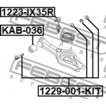 Febest Βίδα Διόρθωσης Γωνίας Κάμπερ - 1229-001-KIT