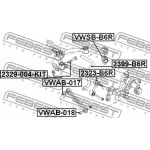 Febest Βίδα Διόρθωσης Γωνίας Κάμπερ - 2329-004-KIT