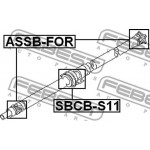 Febest Έδρανο, Μεσαίο Έδρανο Αρθρωτού Άξονα - SBCB-S11