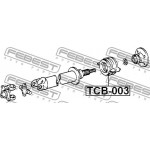 Febest Έδρανο, Μεσαίο Έδρανο Αρθρωτού Άξονα - TCB-003