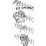 Febest Έδραση, Αμορτισέρ - VWSS-TOUAR
