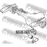 Febest Έδραση, Διαφορικό - MAB-043