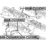 Febest Έδραση, Διαφορικό - MAB-CU20DM1