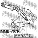 Febest Έδραση, Διαφορικό - MMB-V97L