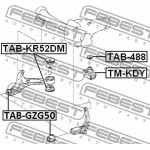 Febest Έδραση, Διαφορικό - TAB-488