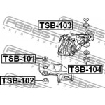 Febest Έδραση, Διαφορικό - TSB-102