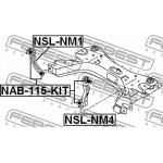 Febest Έδραση, Διαμήκης Δοκός Άξονα - NAB-115-KIT