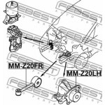 Febest Έδραση, Κινητήρας - MM-Z20LH