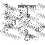 Febest Έδραση, Κινητήρας - MMB-H77MRR