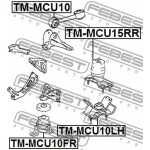 Febest Έδραση, Κινητήρας - TM-MCU10LH