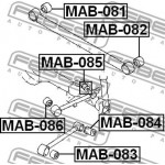 Febest Έδραση, Ψαλίδι - MAB-086