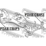 Febest Έδραση , Σώμα Άξονα - FDAB-CB4F1