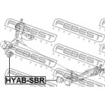 Febest Έδραση , Σώμα Άξονα - HYAB-SBR