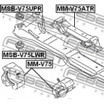 Febest Έδραση , Σώμα Άξονα - MSB-V75LWR