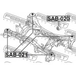Febest Έδραση , Σώμα Άξονα - SAB-020