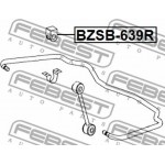 Febest Έδραση, Σταθεροποιητής - BZSB-639R