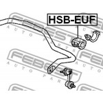 Febest Έδραση, Σταθεροποιητής - HSB-EUF