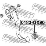 Febest Λάστιχο πεντάλ, Συμπλέκτης - 0183-GX90