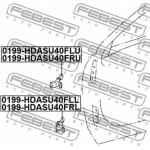 Febest Μεντεσές Πόρτας - 0199-HDASU40FLL