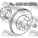 Febest Μπουλόνι Τροχού - 0184-001-PCS10