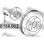 Febest Μπουλόνι Τροχού - 0184-002