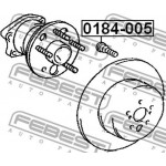 Febest Μπουλόνι Τροχού - 0184-005