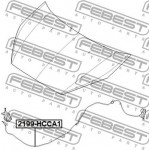 Febest Ντίζα Καπό - 2199-HCCA1