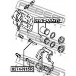 Febest Πιστόνι, Δαγκάνα Φρένων - 0276-LCD22F