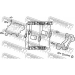 Febest Πιστόνι, Δαγκάνα Φρένων - 2176-TKEF-KIT