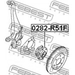 Febest Πλήμνη Τροχού - 0282-R51F