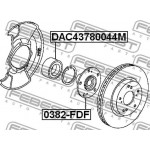 Febest Πλήμνη Τροχού - 0382-FDF