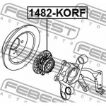 Febest Πλήμνη Τροχού - 1482-KORF