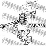 Febest Προσκρουστήρας, Ανάρτηση - TSB-738