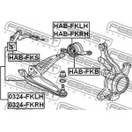 Febest Ψαλίδι, Ανάρτηση Τροχών - 0324-FKLH