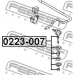 Febest Ράβδος/στήριγμα, Ράβδος Στρέψης - 0223-007