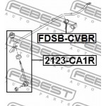 Febest Ράβδος/στήριγμα, Ράβδος Στρέψης - 2123-CA1R