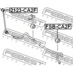 Febest Ράβδος/στήριγμα, Ράβδος Στρέψης - 2123-CA2F