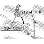 Febest Ράβδος/στήριγμα, Ράβδος Στρέψης - 2123-FOCIF