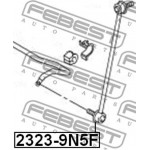 Febest Ράβδος/στήριγμα, Ράβδος Στρέψης - 2323-9N5F