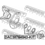 Febest Ρουλεμάν Τροχών - DAC38764043-KIT