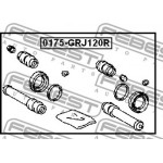 Febest Σετ επισκευής, Δαγκάνα Φρένων - 0175-GRJ120R