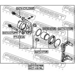 Febest Σετ επισκευής, Δαγκάνα Φρένων - 0475-V75R