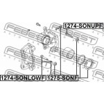 Febest Σετ επισκευής, Δαγκάνα Φρένων - 1275-SONF