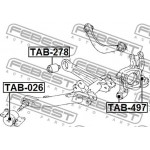 Febest Σινεμπλόκ, Ψαλίδι - TAB-497