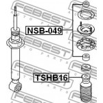 Febest Σωλήνας προσαρμογής, Αμορτισέρ - NSB-049