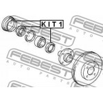 Febest Στεγανοπ. δακτύλιος, Πλήμνη - KIT1